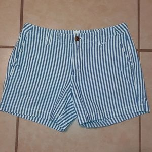 GAP Striped City Shorts.Size 6